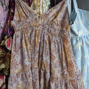 UO Harmony Flouncy mini dress